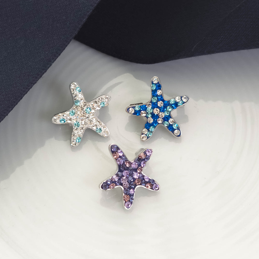 Glam Starfish Brooch