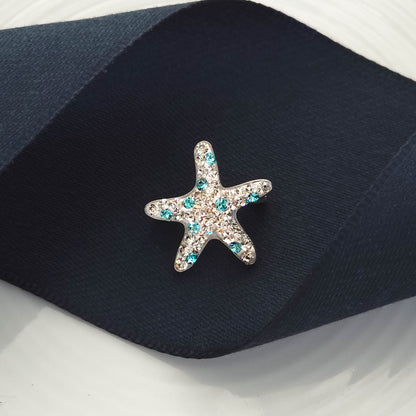 Glam Starfish Brooch