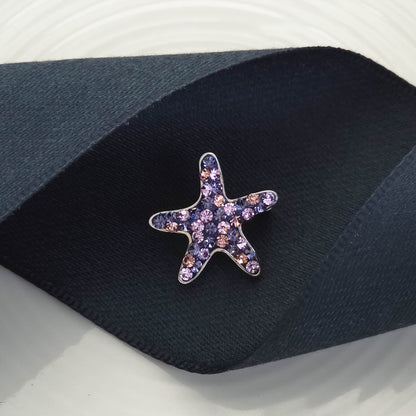 Glam Starfish Brooch