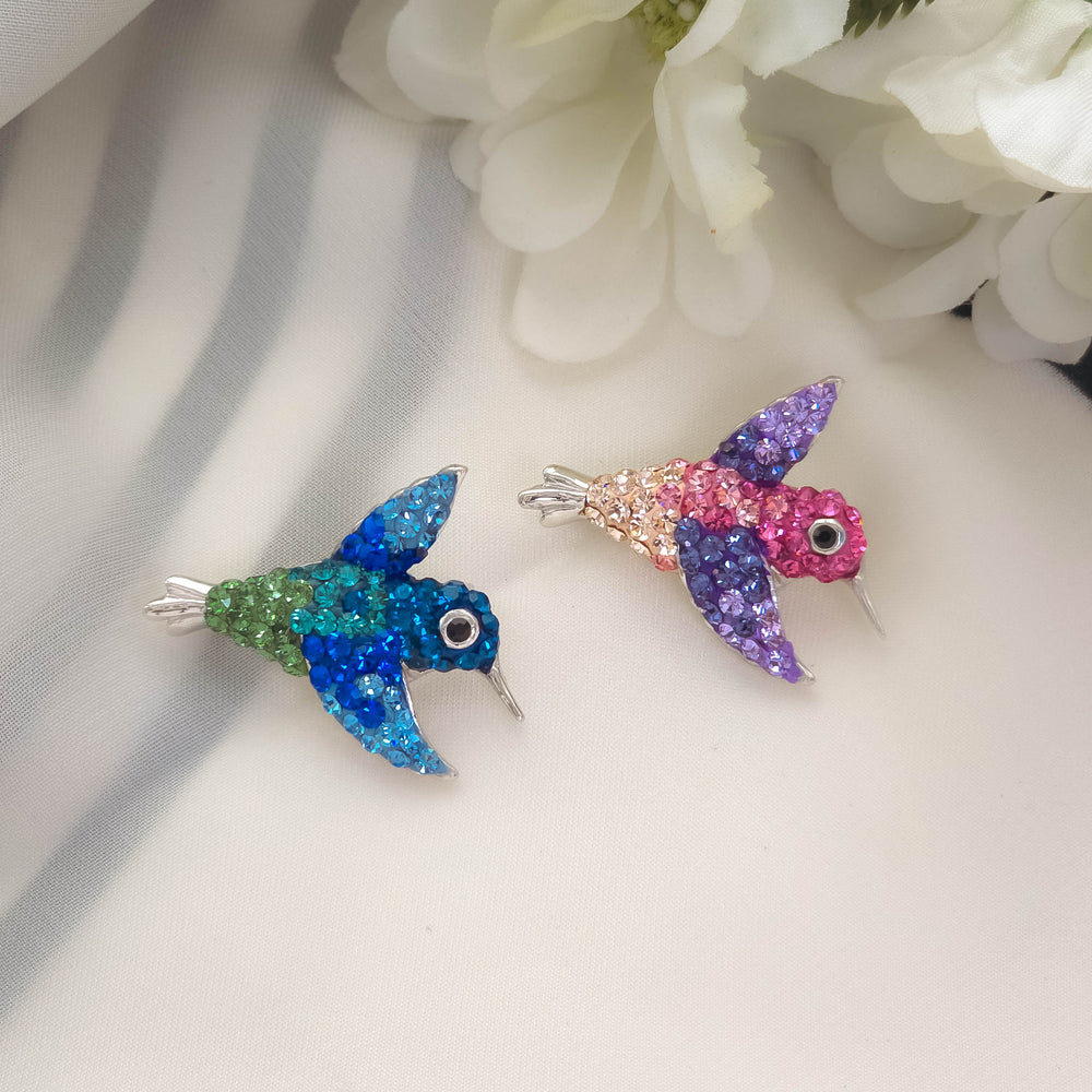 Hummingbird Brooch