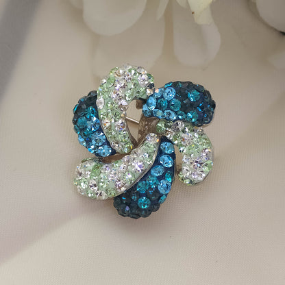 Spiral Petal Brooch